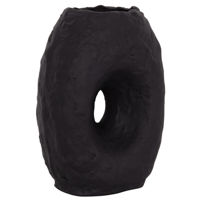 ΕΠΙΤΡΑΠΕΖΙΟ ΔΙΑΚΟΣΜΗΤΙΚΟ ΒΑΖΟ NAMENTIS HM4673.01L ΜΑΥΡΗ ΤΕΡΑΚΟΤΑ--26.5x16x36.5Υεκ