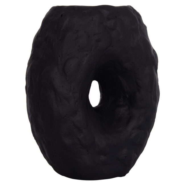 ΕΠΙΤΡΑΠΕΖΙΟ ΔΙΑΚΟΣΜΗΤΙΚΟ ΒΑΖΟ NAMENTIS HM4673.01S ΜΑΥΡΗ ΤΕΡΑΚΟΤΑ--22x13x28Υεκ