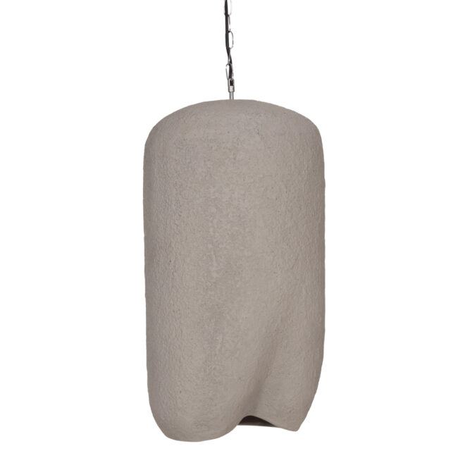 ΦΩΤΙΣΤΙΚΟ ΟΡΟΦΗΣ ΚΡΕΜΑΣΤΟ LOGKY HM4704.03L--FIBER CEMENT ΓΚΡΙ 35x35x67Υεκ