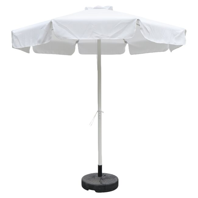 Ομπρέλα Κήπου ArteLibre SALVIA Εκρού/Λευκό Αλουμίνιο/Polyester Φ2.2x2.5m